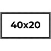 PosterPalooza | Panoramic Refined Black Picture Frame - UV Acrylic, Foam Board Backing, Hanging Hardware - 2 of 4