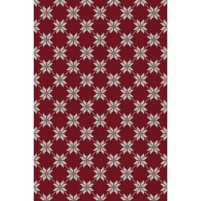 Fulvari Christmas Red and Green Plaid Rug Decor Area Rug Washable Non Slip Stain Rug Christmas New Year Holiday Living Room Decor