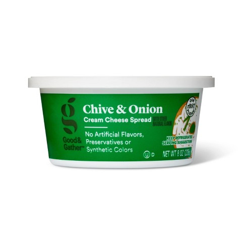 Chive & Onion Cream Cheese Spread - 8oz - Good & Gather™ : Target