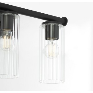 Quorum Lighting Mercier 3 - Light Vanity in  Matte Black - 1 of 3