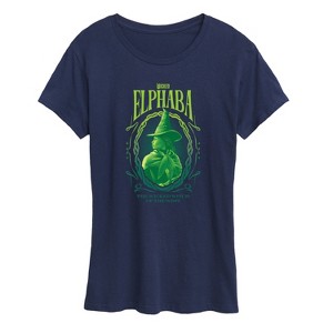 Women's - Wicked - Elphaba Wicked Witch Of The West Short Sleeve Graphic T-Shirt - 1 of 4