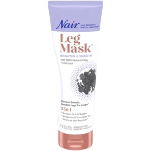 Nair Hair Remover Beauty Treatment Charcoal Clay Leg Mask - 8.0oz - 1 of 4