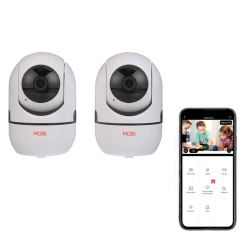 Mobicam Multi-purpose, Wifi Video Baby Monitor - Baby Monitoring System -  Wifi Camera With 2-way Audio, Recording : Target