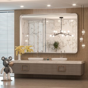 Keonjinn Framed Wall Mirror, Modern Rectangular Bathroom Vanity Mirror, Wall Mounted - 1 of 4