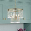 Livex Lighting Elizabeth 4 - Light Pendant in  Antique Brass - 3 of 4
