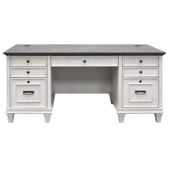 Hartford Double Pedestal Desk - Martin Furniture
