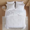Kieran Striped Reversible Pintuck Pleated Comforter Set - 2 of 4