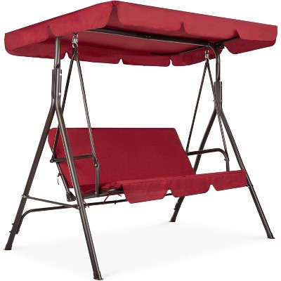 WhizMax Swing Chair Ultimate Comfort Outdoor Double Swing with Sunshade Canopy