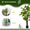 HOMCOM 4.5FT Artificial Fiddle Leaf Fig Tree, Faux Decorative Plant in Nursery Pot for Indoor or Outdoor D¨¦cor - 4 of 4
