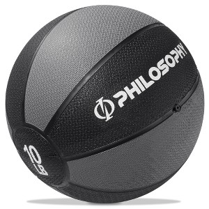 Philosophy Gym Medicine Ball - Weighted Fitness Non-Slip Ball - 1 of 4