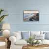 Stupell Industries Morning Stroll Shore Floating Frame Canvas Art - 3 of 4