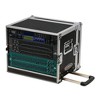 Odyssey FZER8HW Portable Flight Zone Ata 8 Space Effects Rack With Handle and Wheels, Black - 4 of 4