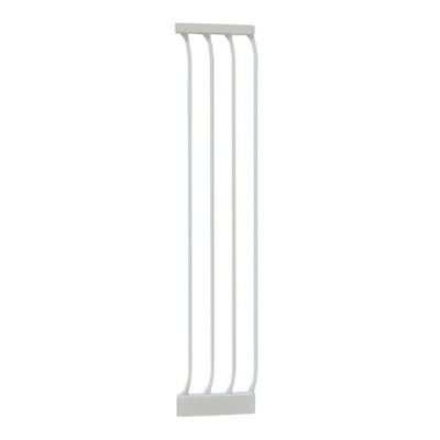 Bindaboo B1129 Baby Pet Safety Gate 10.50 Inch Wide Steel Gate Extension for Wide Doors, Stairs, Hallways, and Large Entryways, White, Set of 1