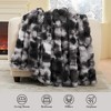 Amelie Home Luxe Faux Fur Throw Blanket – Cozy Bubble Texture for Sofa, Bedroom, or Living Room - 2 of 4