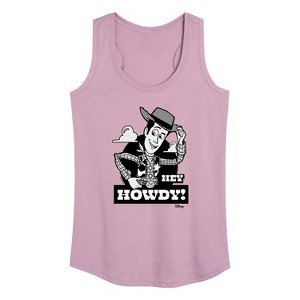 Women's - Disney - Hey Howdy Graphic Racerback Tank - 1 of 4