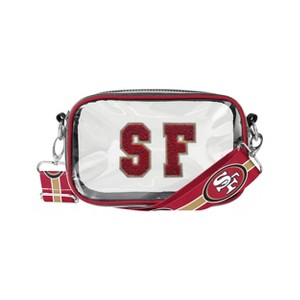 NFL San Francisco 49Ers Smu Clear Camera Bag With Chenille Lettering - 1 of 3