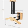 2 Wood Iron Wooden Equipment Organizer Police Equipment Solid Wood Hanger Wall Mounted Motorcycle Helmet Storage Rack Motorcycle Helmet Storage Rack - 2 of 4