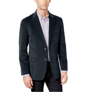 Tommy Hilfiger Mens Velvet Stretch Two Button Blazer Jacket - 1 of 1
