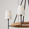 Capital Lighting Jonah 4 - Light Chandelier in  Light Wood/Matte Black - 3 of 4
