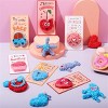 12 Packs Valentine's Day Foam squashy toy with Cards, squishy toy Fun Foam Modeling Foam for Valentine Party Favors, Gift Exchange and Game Prizes - 3 of 4