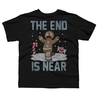 Boy's Design By Humans Christmas Is Near! By Raffiti T-Shirt