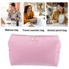 Unique Bargains Women PU Leather Waterproof Cosmetic Case Makeup Bag L Size 1 Pc - 2 of 4