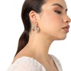 SOHI Women's Multicolour Creole Drop Earrings - 4 of 4