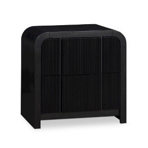 Meridian Furniture,Fluted Nightstand - 1 of 4