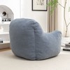 NicBex Bean Bag Chair & Sofa with Memory Foam Filler Fluffy Lazy and Tufted Soft Stuffed Design with Armrest for Dorm, Apartment, Living Room - 3 of 4