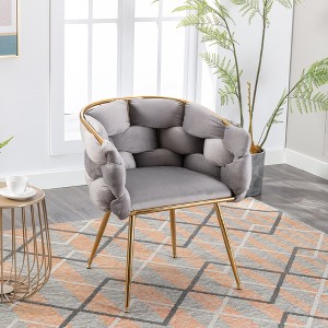 Runesay Velvet Single Sofa Chair Household - 1 of 4