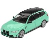 BMW M3 M Performance Touring Mint Green with Black Top Limited Edition 1/64 Diecast Model Car by Mini GT - 2 of 4