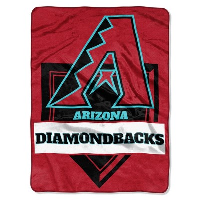 MLB Arizona Diamondbacks Home Plate Raschel Throw Blanket