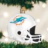 Old World Christmas Blown Glass Ornament for Christmas Tree, Miami Dolphins Helmet - 2 of 3