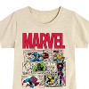 Girls' - Marvel - Comic Book Panels Fitted Short Sleeve Graphic T-Shirt - 2 of 4