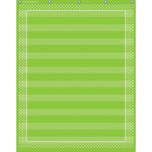 Teacher Created Resources® Lime Polka Dots 10 Pocket Chart - 1 of 2