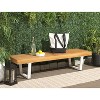 Heather 60" Bench - Outdoor - Safavieh - image 2 of 4