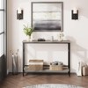 39.3" Console Table with Adjustable Shelf, 2-Tier Narrow Entryway Table , Sofa Table, Console Tables for Entryway - 3 of 4