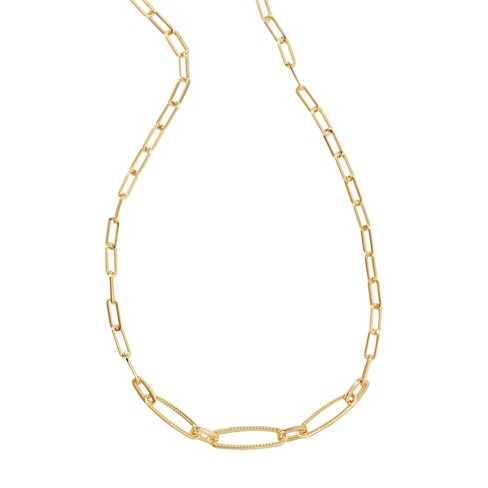 Perfect Fit Gold Lock Necklace