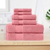 Luxury Cotton Heavyweight Solid Plush Towel Set by Blue Nile Mills - 2 of 4