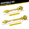 1-3/8" PTO Drive Shaft with Slip Clutch, 31.5"-41" 6-Spline PTO Friction Clutch, Hardened Steel Tractor Slip Clutch for Brush Hog, Finish Mower - 4 of 4