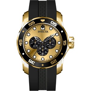Invicta 45719 Men's Pro Diver Scuba Quartz Gold Tone Dial Watch - 1 of 2