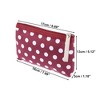 Unique Bargains Women's Durable Dots Cosmetic Bag 1 Pc - 2 of 3