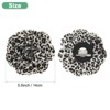 Unique Bargains Alloy Satin Fabric Big Rose Flower Dainty Brooches and Pins 1 Pc - 3 of 4