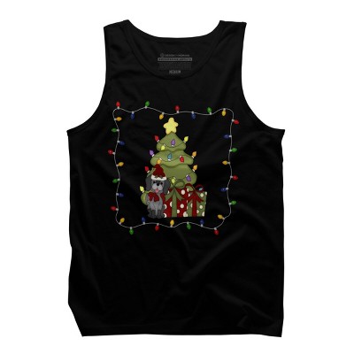 Men's Design By Humans Christmas for Puppy By realdealclipart Tank Top