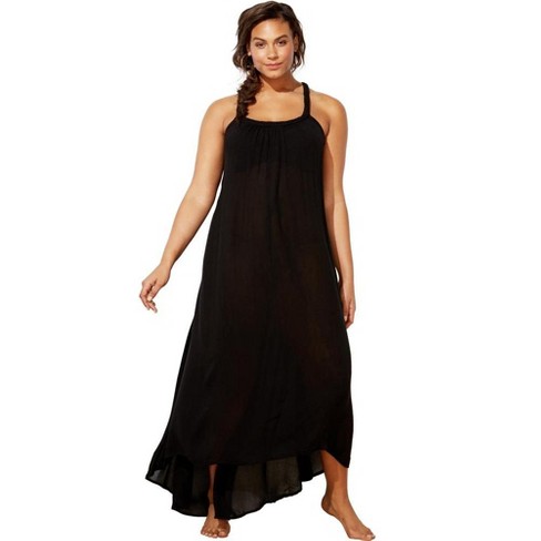 Plus size sheer cover up outlet dress