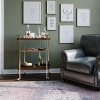 VYNXARIA 26" Bar Cart - Cognac - 2 of 4