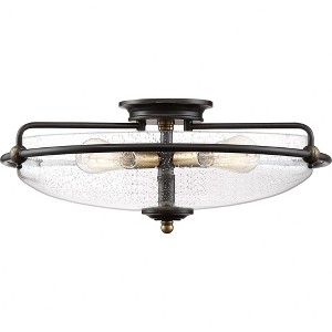 Quoizel Lighting Griffin 4 - Light Flush Mount in  Palladian Bronze - 1 of 4