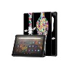 SaharaCase Tri-Fold Folio Case for Amazon Fire HD 10 (2023) Black/Yellow (TB00368) - 2 of 4