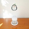 Unique Bargains Tea Infuser Penguin-Design Tea Infuser Hand Wash Only Vertical Style Silicone Stainless Steel White Black 1Set - 2 of 4
