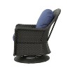 Christopher Knight Home Liam Outdoor Wicker Club Chairs with Cushions (Set of 4) - 4 of 4